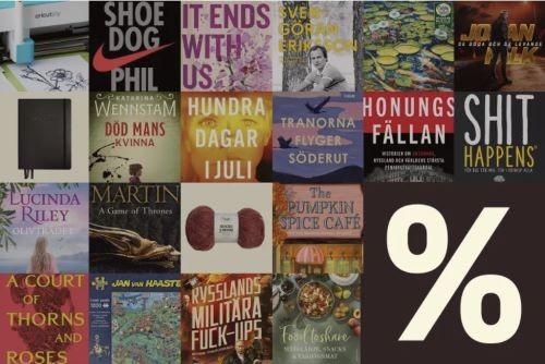 Upp till 50 % rabatt på Adlibris