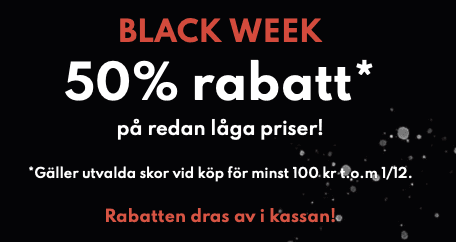 Black Week - 50 % rabatt