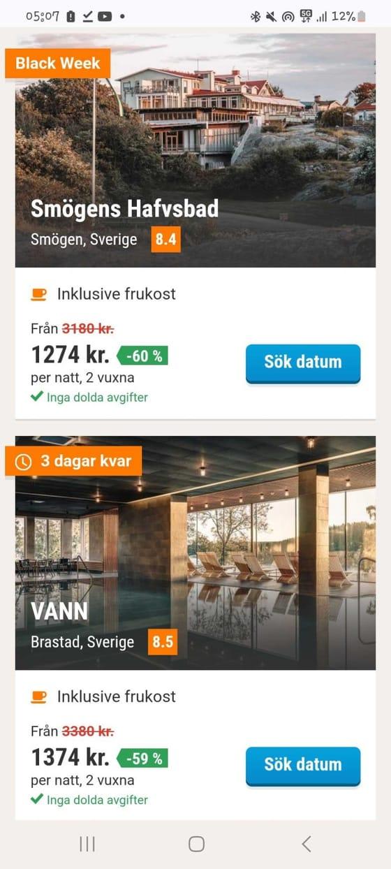 2024 Black Friday Hotellrabatter