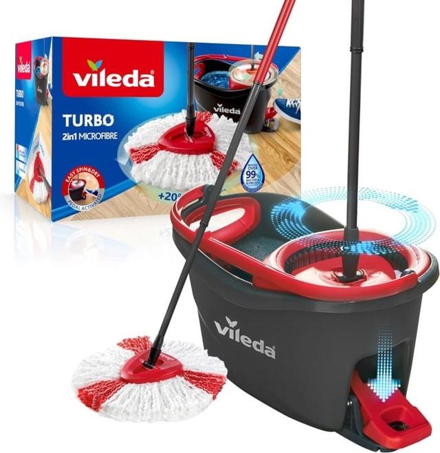 Vileda Turbo Microfiber Mop & Hink-Set