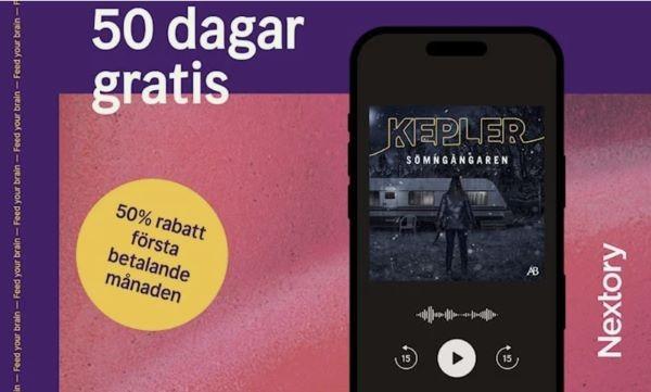 Nextory: 50 Gratisdagar utan Förbehåll