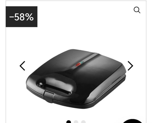 Select 1200W Smörgåsgrill i Svart