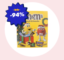 Lucka 6: M&Ms julkalender för 9 kr hos Matsmart
