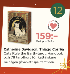 Lucka 12: Cats Rule the Earth Tarot hos Akademibokhandeln