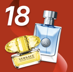 Lucka 18: 50 % på utvalda Versace-parfymer hos KICKS