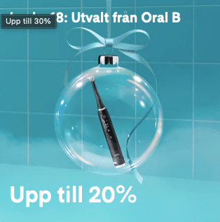 Lucka 18: Upp till 20 % på Oral-B-produkter hos Apohem