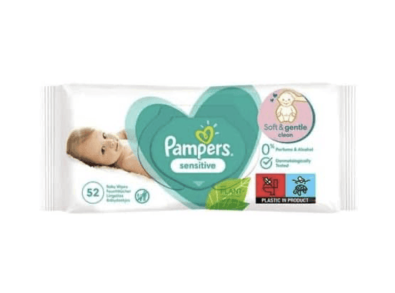 Pampers Sensitive våtservetter för små barn