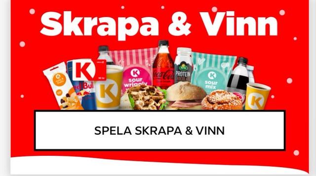 Circle K Skrapa & Vinn priser varje dag