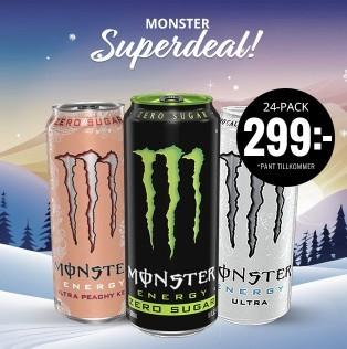 Monster Energy 24x500ml för endast 379 kr