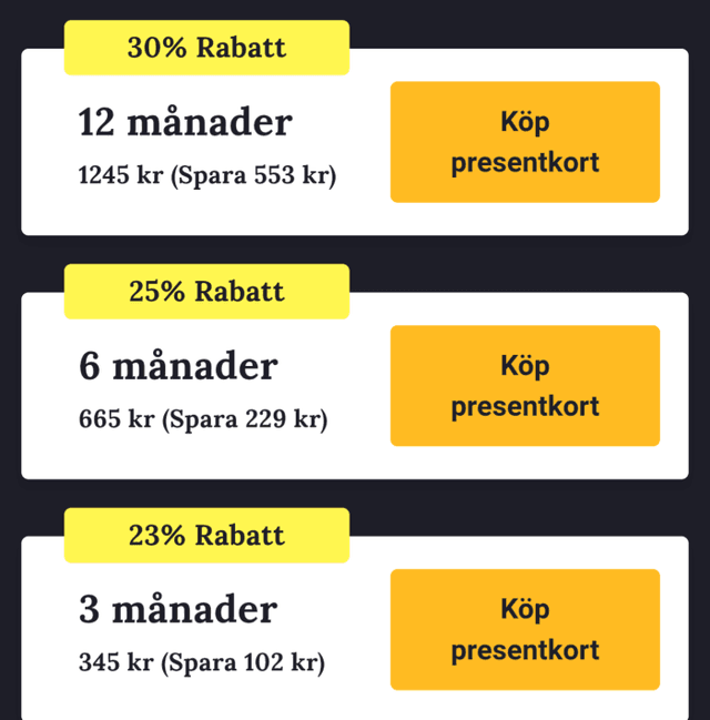 Ge bort obegränsad läsning - Readly