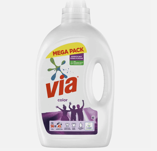 Via tvättmedel 2,25 liter för bara 89 kr (109 kr) hos ÖoB