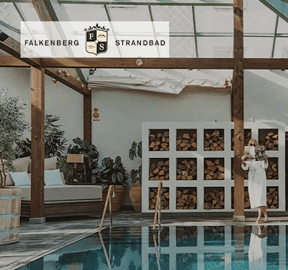 Morgon- eller kvällsspa för 1-4 på Falkenberg Strandbad