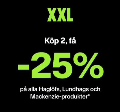 Spara 25% på Haglöfs, Lundhags och Mackenzie hos XXL