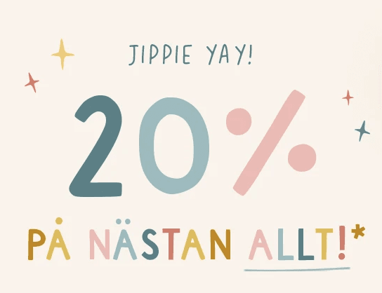 Få 20 % rabatt på nästan allt hos Babyland