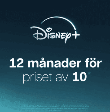 Köp 12 månader Disney+ men betala bara för 10 månader