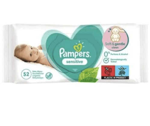 Pampers Sensitive Baby 260 våtservetter utan doft