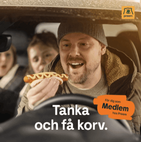 Medlemmar hos Preem får korv varje gång de tankar över 25 L