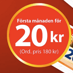 Första månaden med Postkodlotteriet för 20 kr