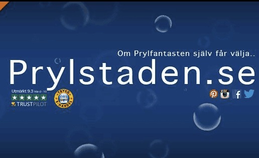 Frå fraktfritt i hela butiken hos Prylstaden.se