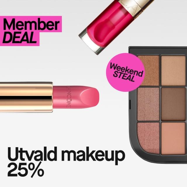 Spara 25 % på utvald makeup hos KICKS