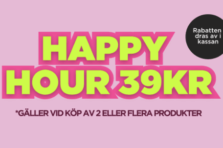 Happy hour: 39 kr på dina favoriter vid köp av 2 eller fler