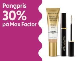 Få 30% rabatt på Max Factor