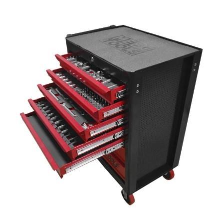 Meec Tools - Verktygsvagn 259 delar 76x101x46 cm
