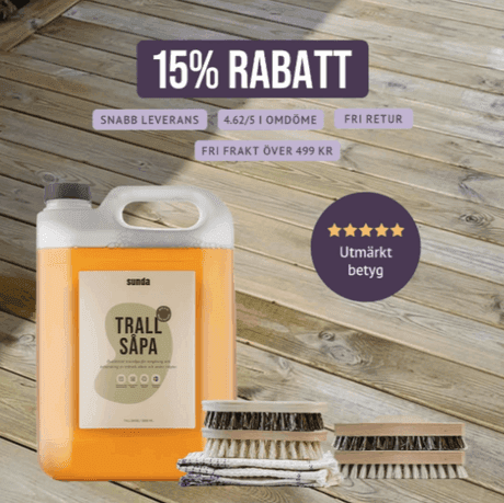 Spara 15 % på ett köp hos Sunda
