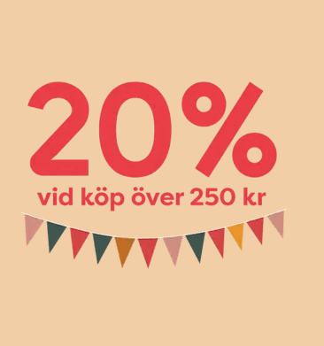 20 % rabatt på köp över 250 kr hos Kronans Apotek