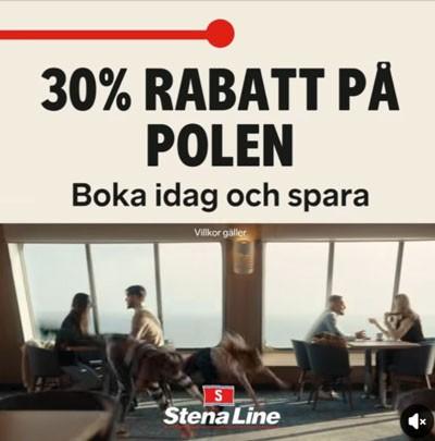 Upp till 30% på resor till Polen med Stena Line