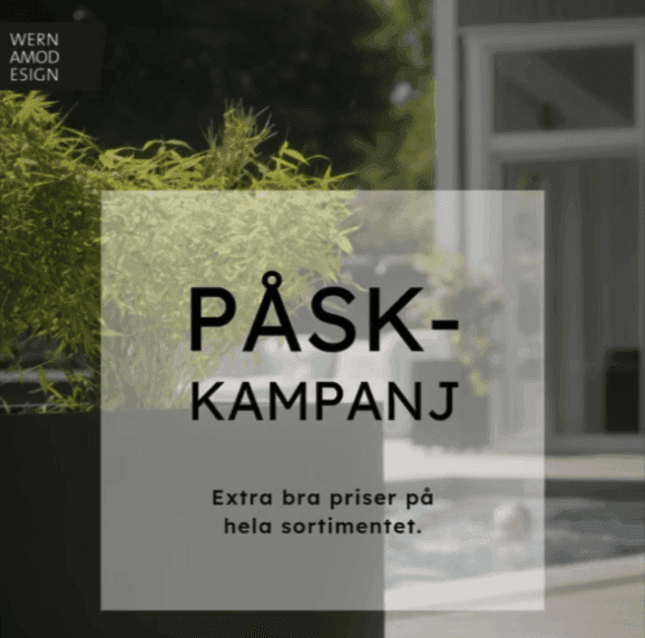 Få 15 % rabatt hos Wernamo Design