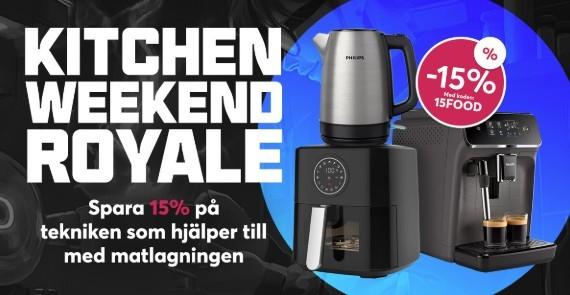 Spara 15% på köksprylar över helgen!