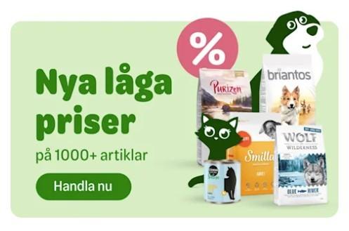 Zooplus - handla via Refunder och få 10% cashback