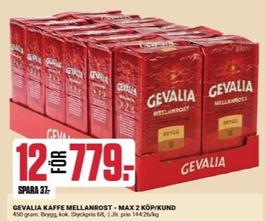 ÖoB - Gevalia 12 st för 779 kr