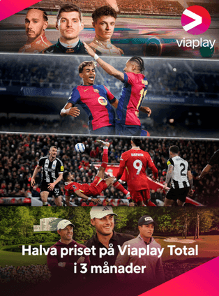 50% på Viaplay Total i 3 månader med rabattkod