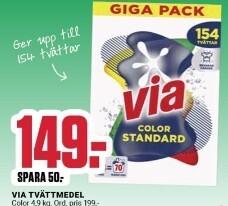ÖoB - Via tvättmedel storpack