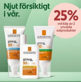 Apotek Hjärtat - 25% på solskydd vid köp av 2