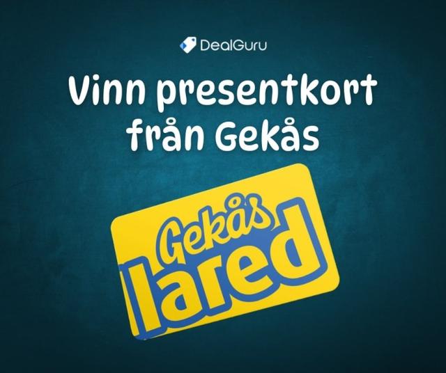 Lördagstävling: Vinn presentkort från Gekås Ullared
