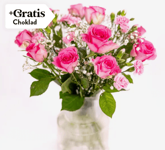 Mors Dag bukett + gratis choklad