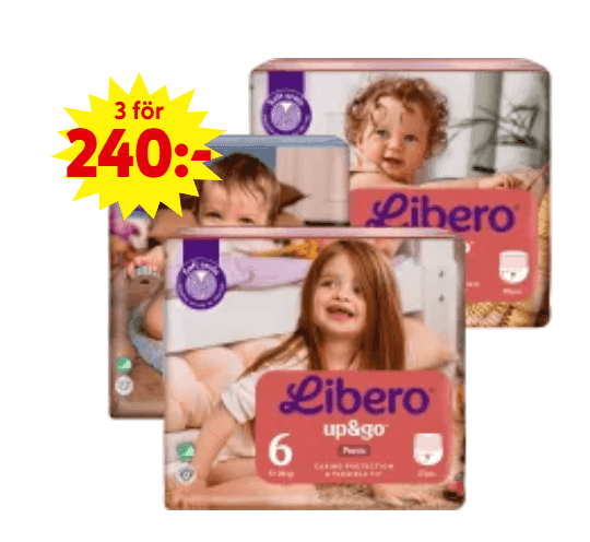 ICA Maxi - Libero blöjor 3 för 240 kr