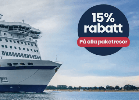 TT-Line Exklusiva Paketresor 15% med kod
