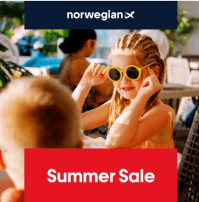Norwegian - Sommarrea på alla destinationer