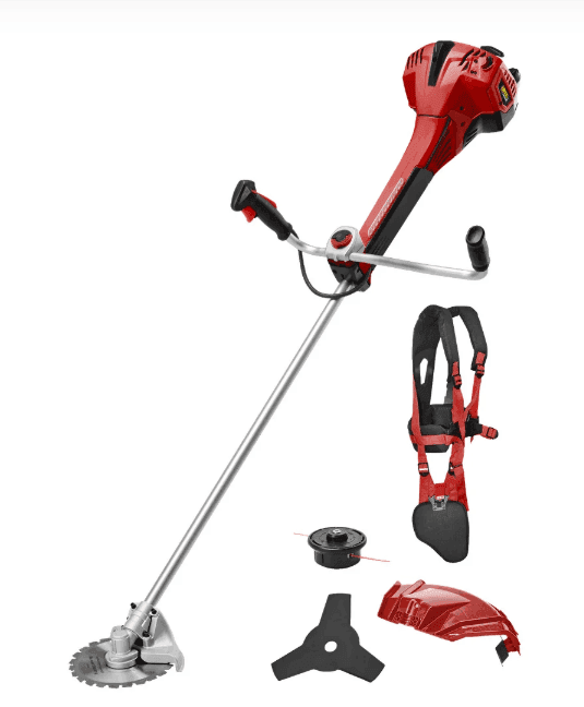 Kraftfull Bensindriven Röjsåg 45 cm Meec