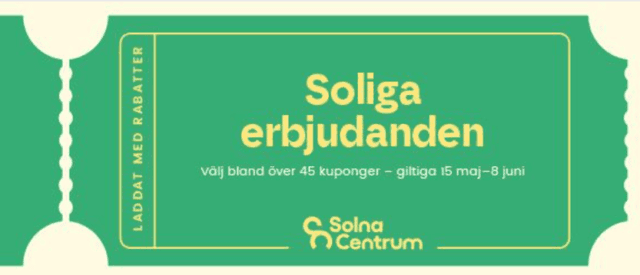 Solna Centrum - Välj bland över 45 kuponger