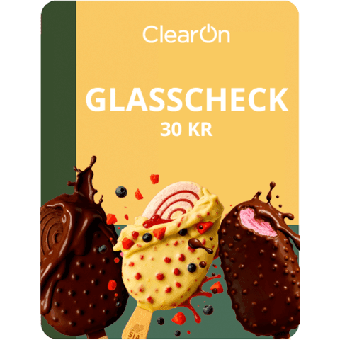 Ge bort en glass – enkelt och somrigt!