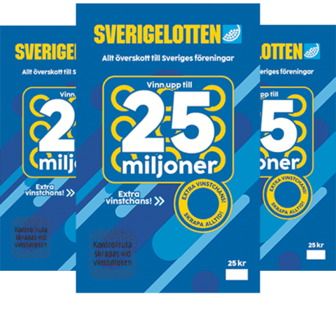 Ge bort chansen att vinna med Sverigelotten