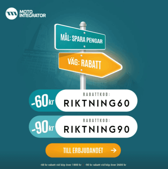 Spara upp till 90 kr på bildelar hos Motointegrator