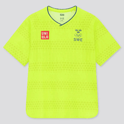 KIDS UNIQLO+ SWEDEN OLYMPIC DRY-EX SOCCER T-SHIRT