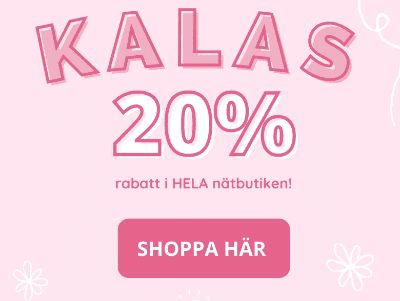 Lappeliten firar 4-års kalas med 20 % rabatt i hela nätbutiken!