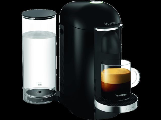 NESPRESSO KRUPS, Vertuo Plus Deluxe Kaffemaskin - Svart